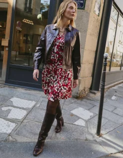 Blouson court uni BORDEAUX Femme