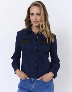 Blouson court uni MARINE Femme