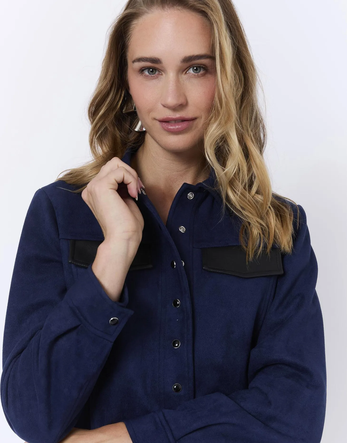 Blouson court uni MARINE Femme