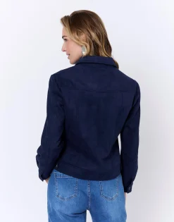 Blouson court uni MARINE Femme