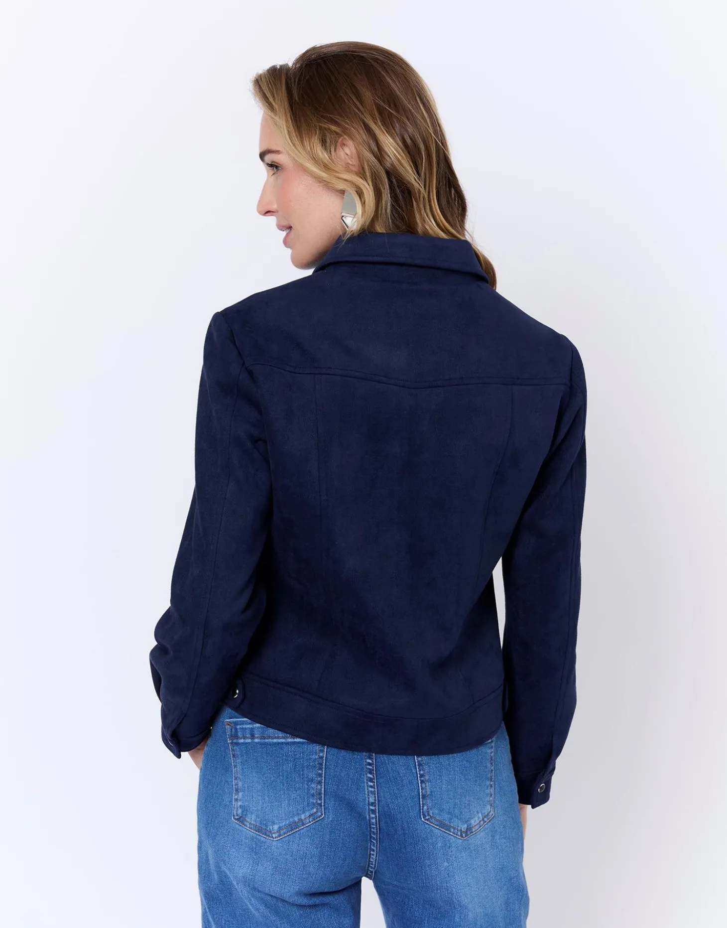 Blouson court uni MARINE Femme