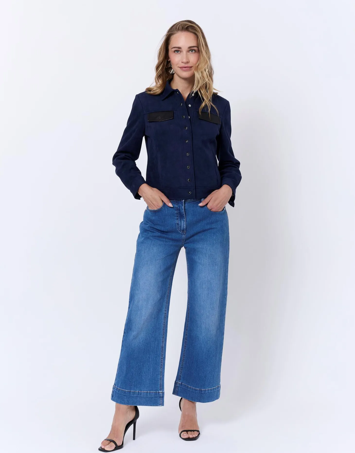 Blouson court uni MARINE Femme