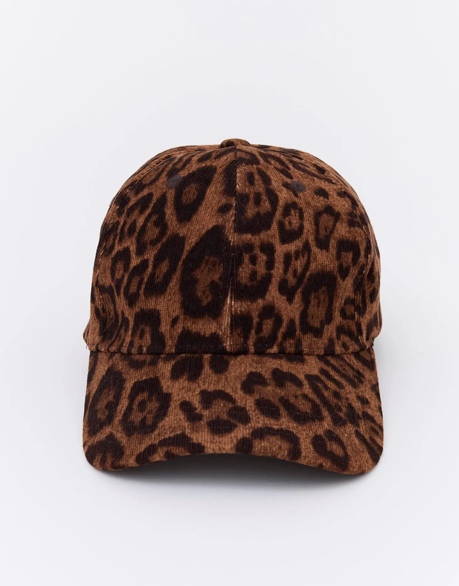 Casquette imprimé léopard MARRON Femme