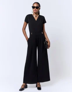 Combinaison longue unie NOIR