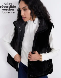 Doudoune 8 en 1 NOIR Femme