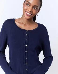 Gilet long uni MARINE Femme