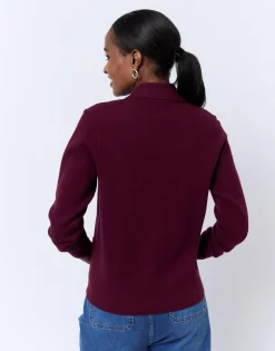 Gilet uni BORDEAUX Femme