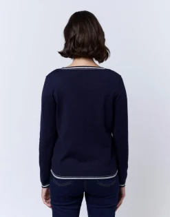 Gilet uni MARINE Femme