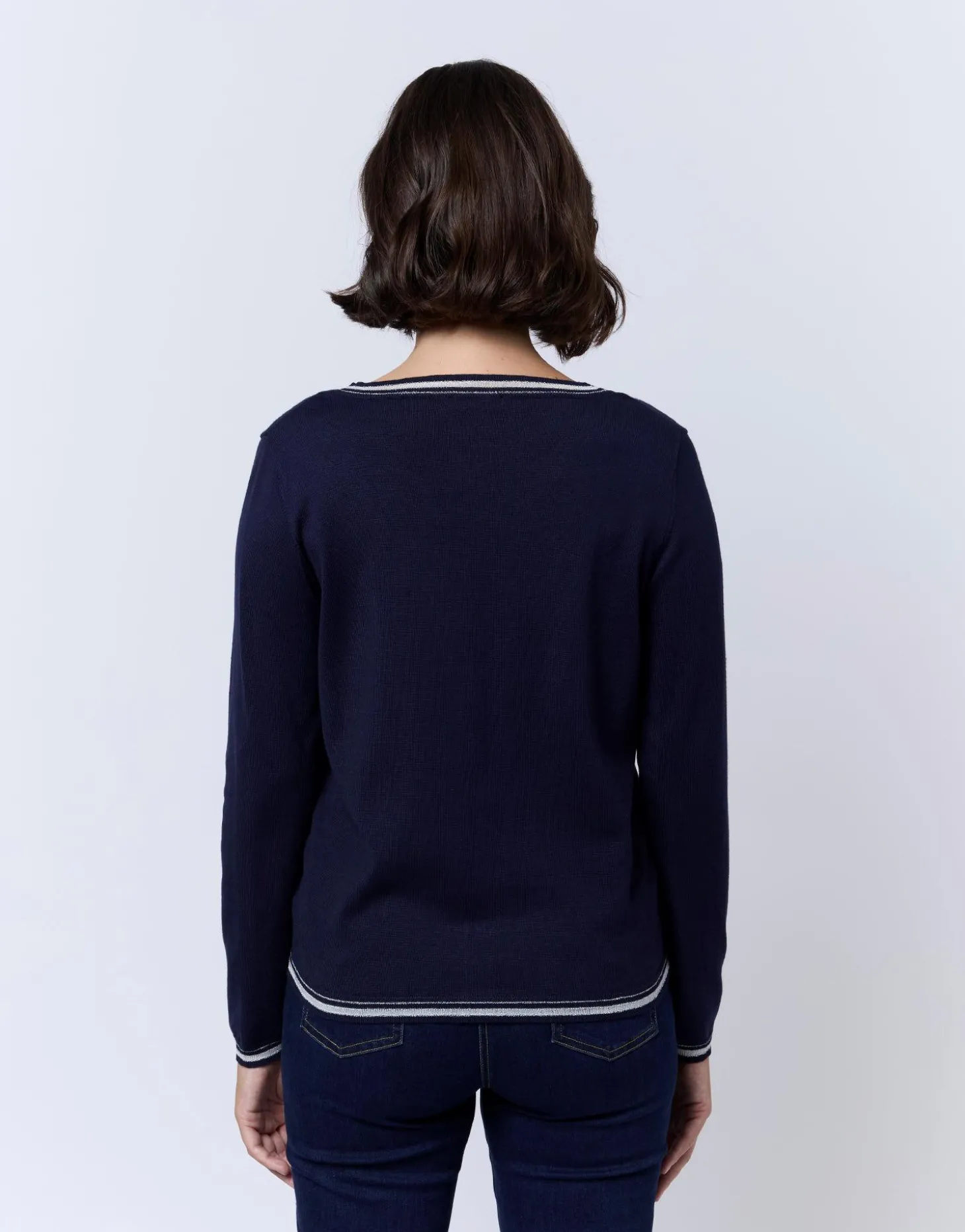 Gilet uni MARINE Femme