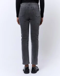 Jean 7/8 slim GRIS Femme
