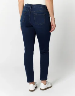Jean 7/8 slim MARINE Femme