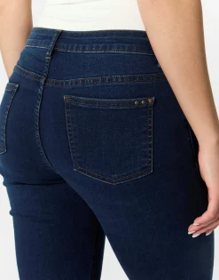 Jean 7/8 slim MARINE Femme