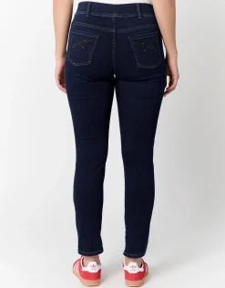 Jean 7/8 slim MARINE Femme