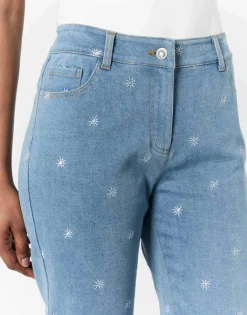 Jean Capri slim BLEU CLAIR Femme