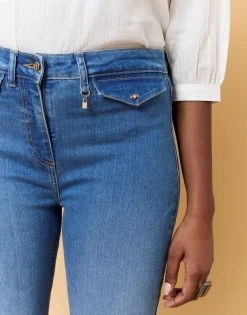 Jean long bootcut BLEU CLAIR Femme