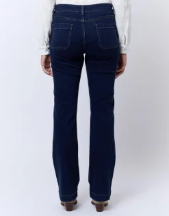 Jean long MARINE Femme