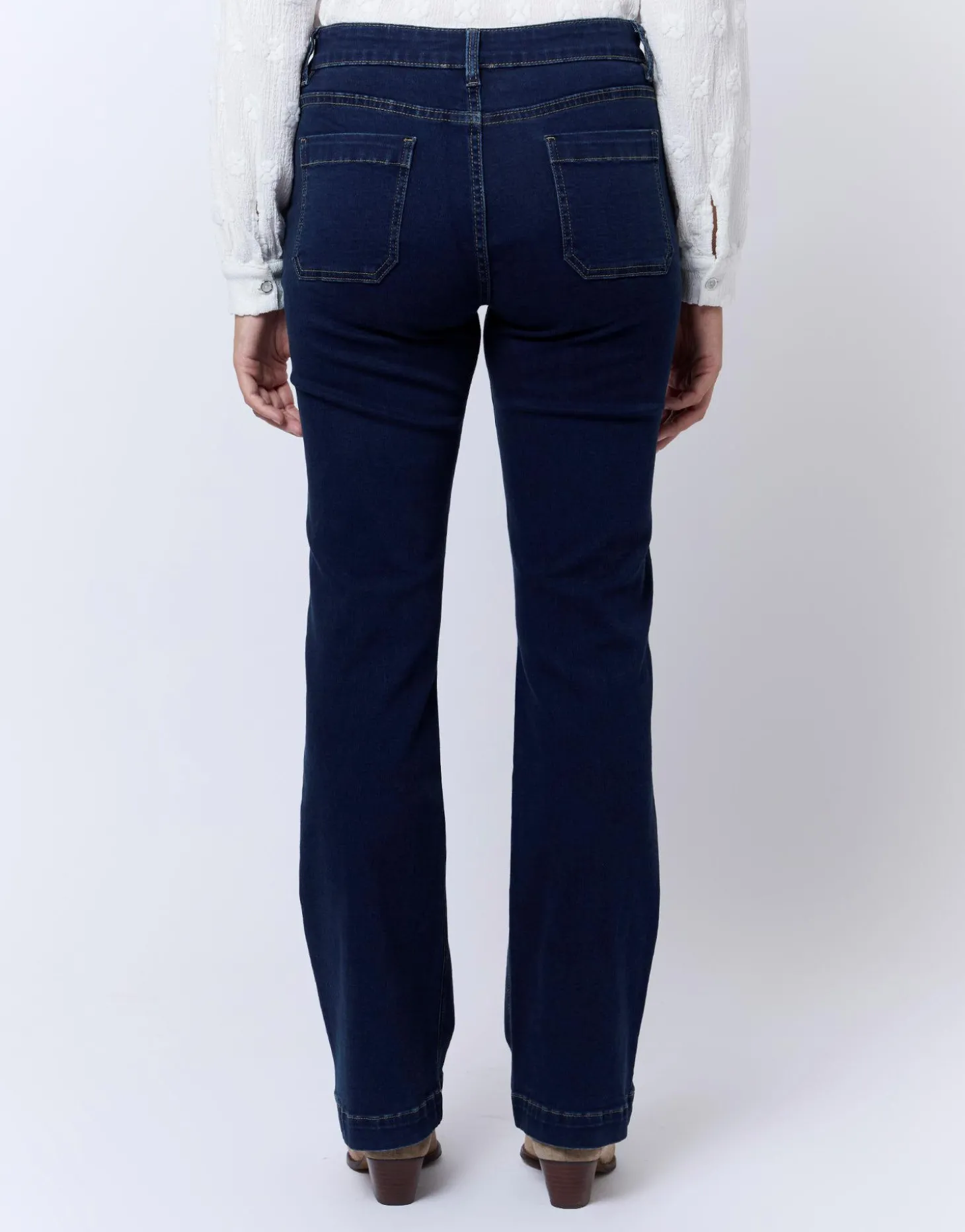 Jean long MARINE Femme