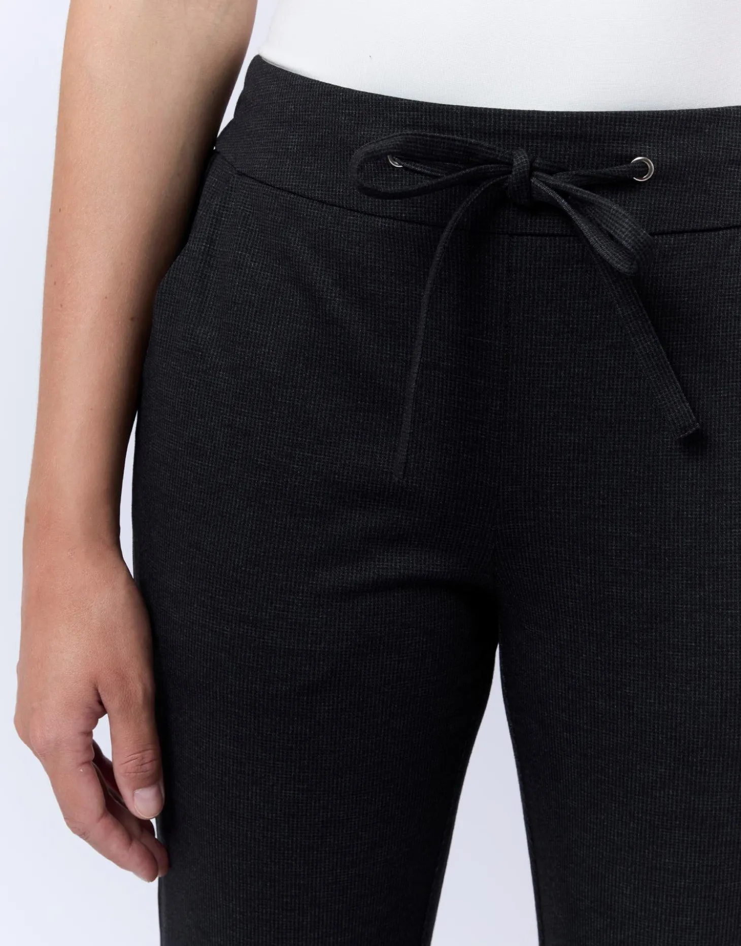 Joggpant 7/8 fuselé pied de puce ANTHRACITE Femme