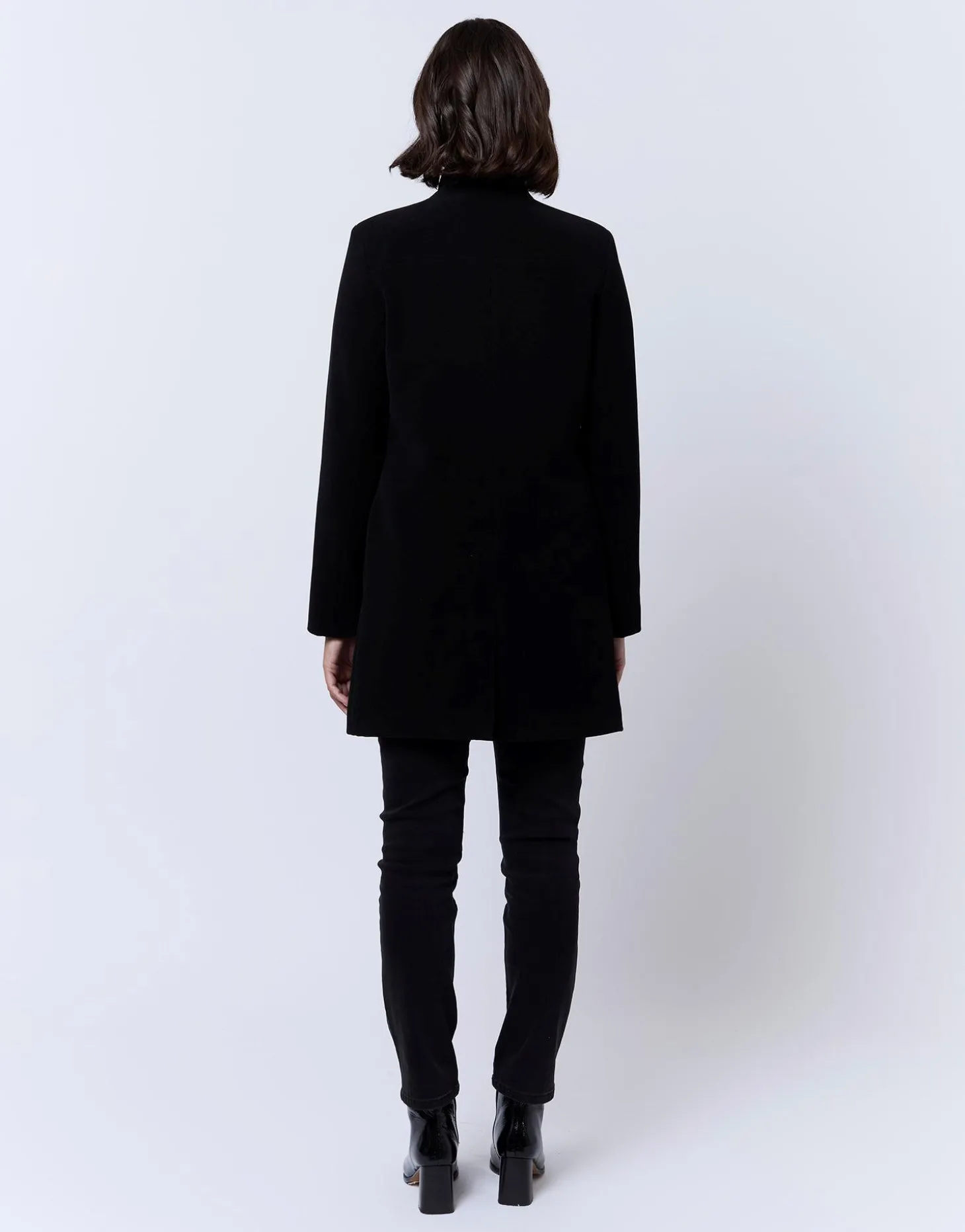 Manteau uni NOIR Femme