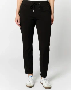 Pantalon 7/8 fuselé uni NOIR Femme