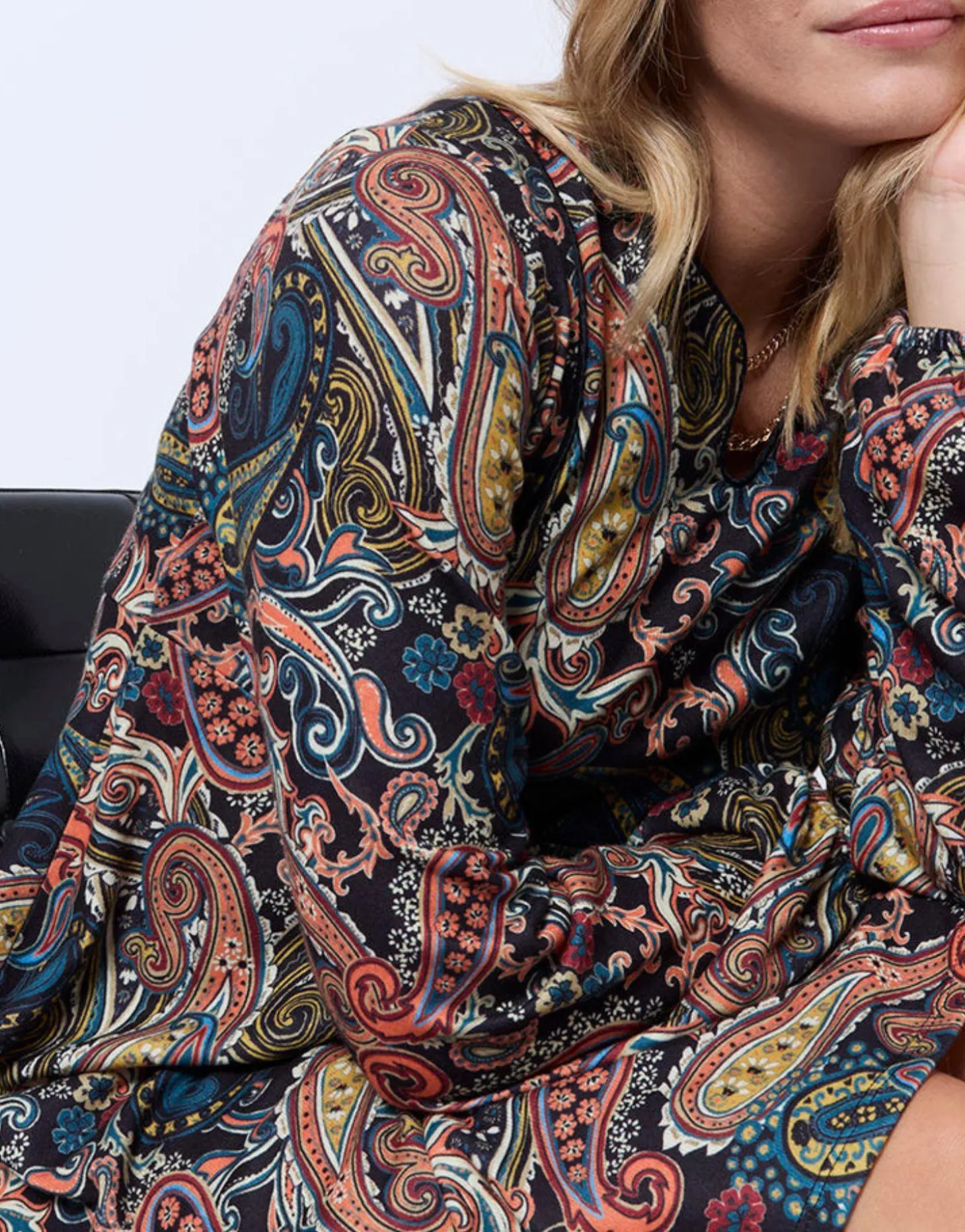 Robe courte imprimée MARINE