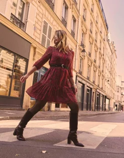 Robe courte imprimée TOMETTE