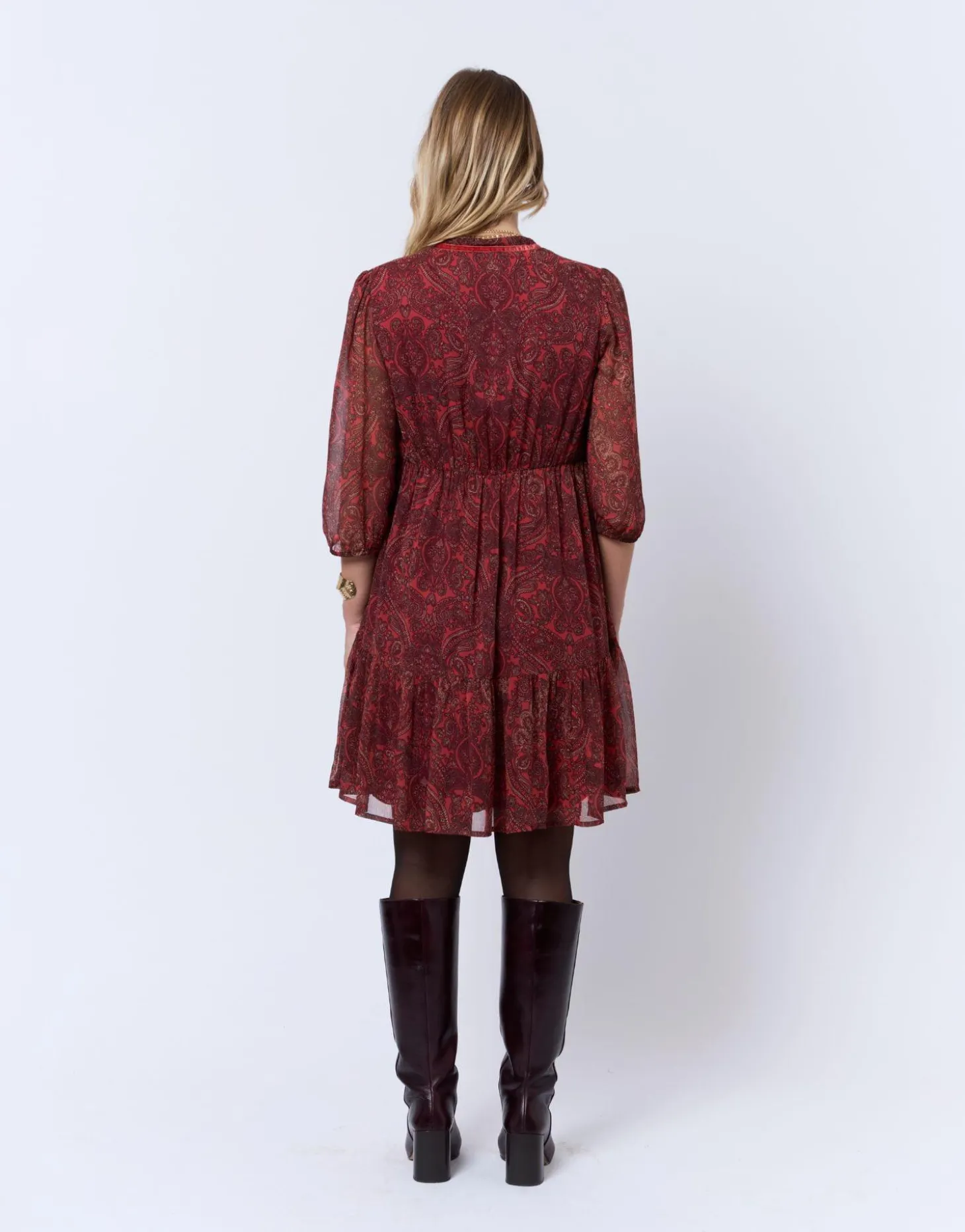 Robe courte imprimée TOMETTE
