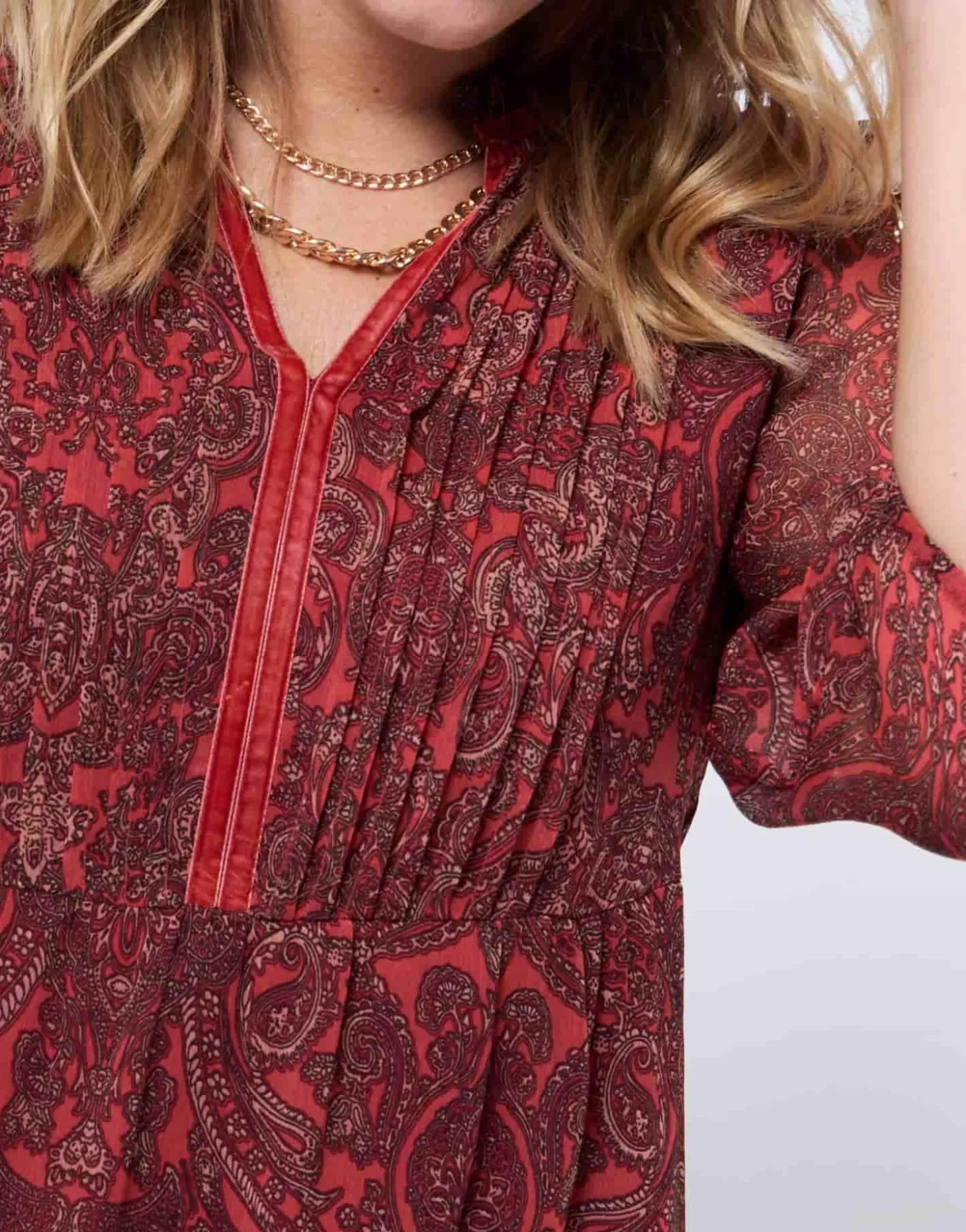 Robe courte imprimée TOMETTE