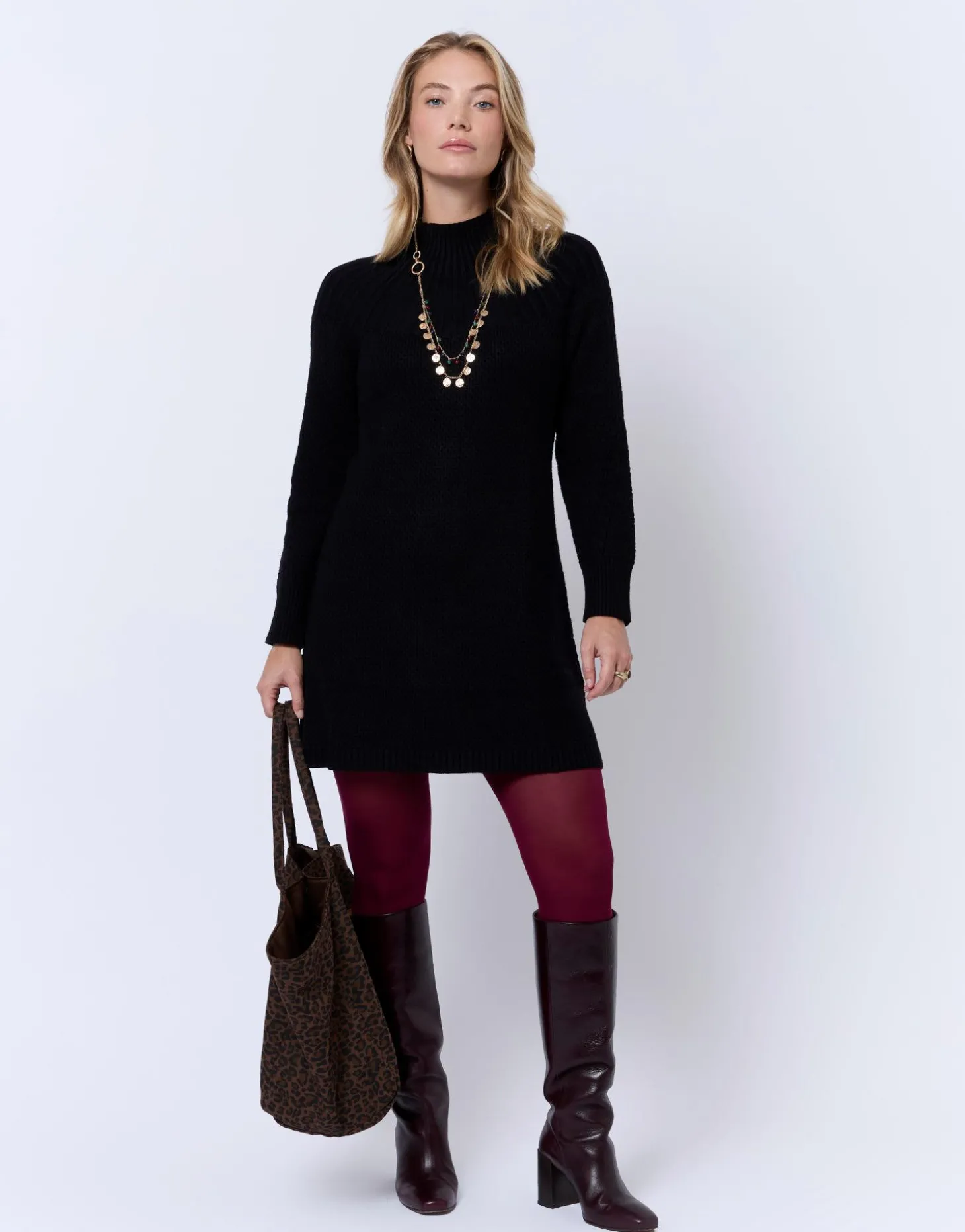 Robe courte unie NOIR