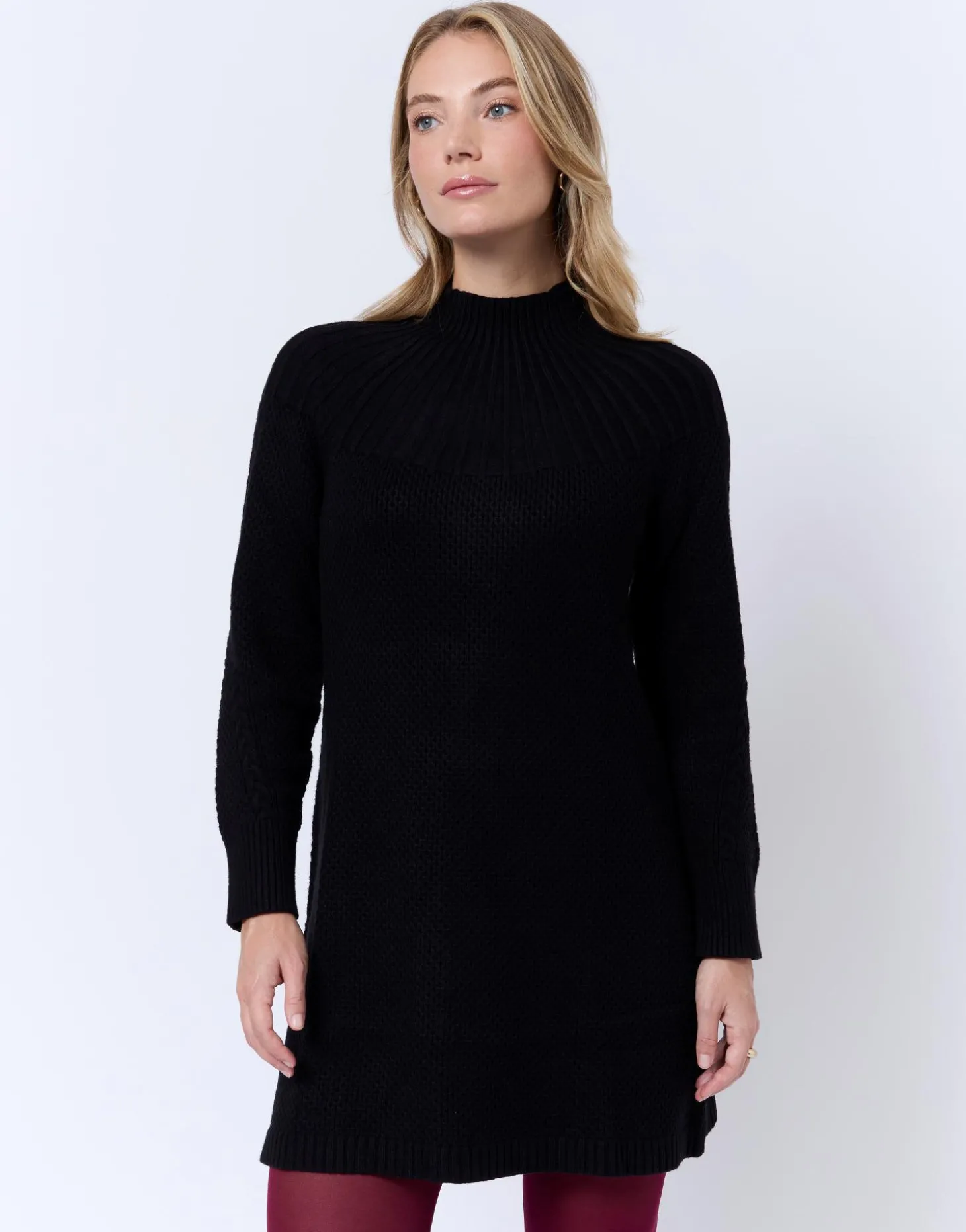 Robe courte unie NOIR