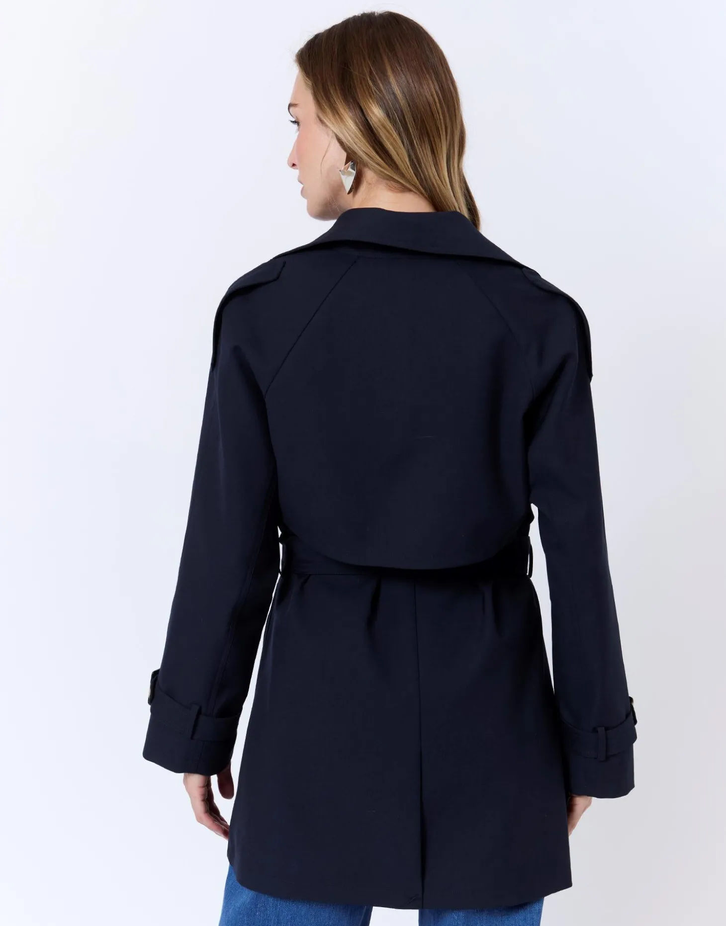 Trench court uni MARINE Femme