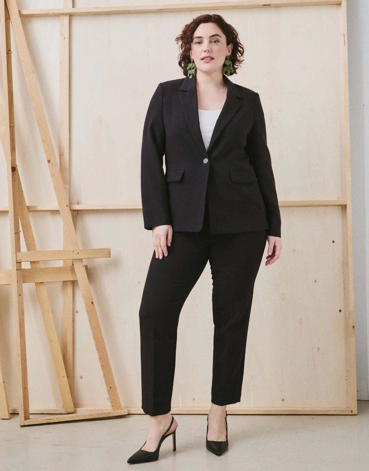 Veste courte unie NOIR Femme