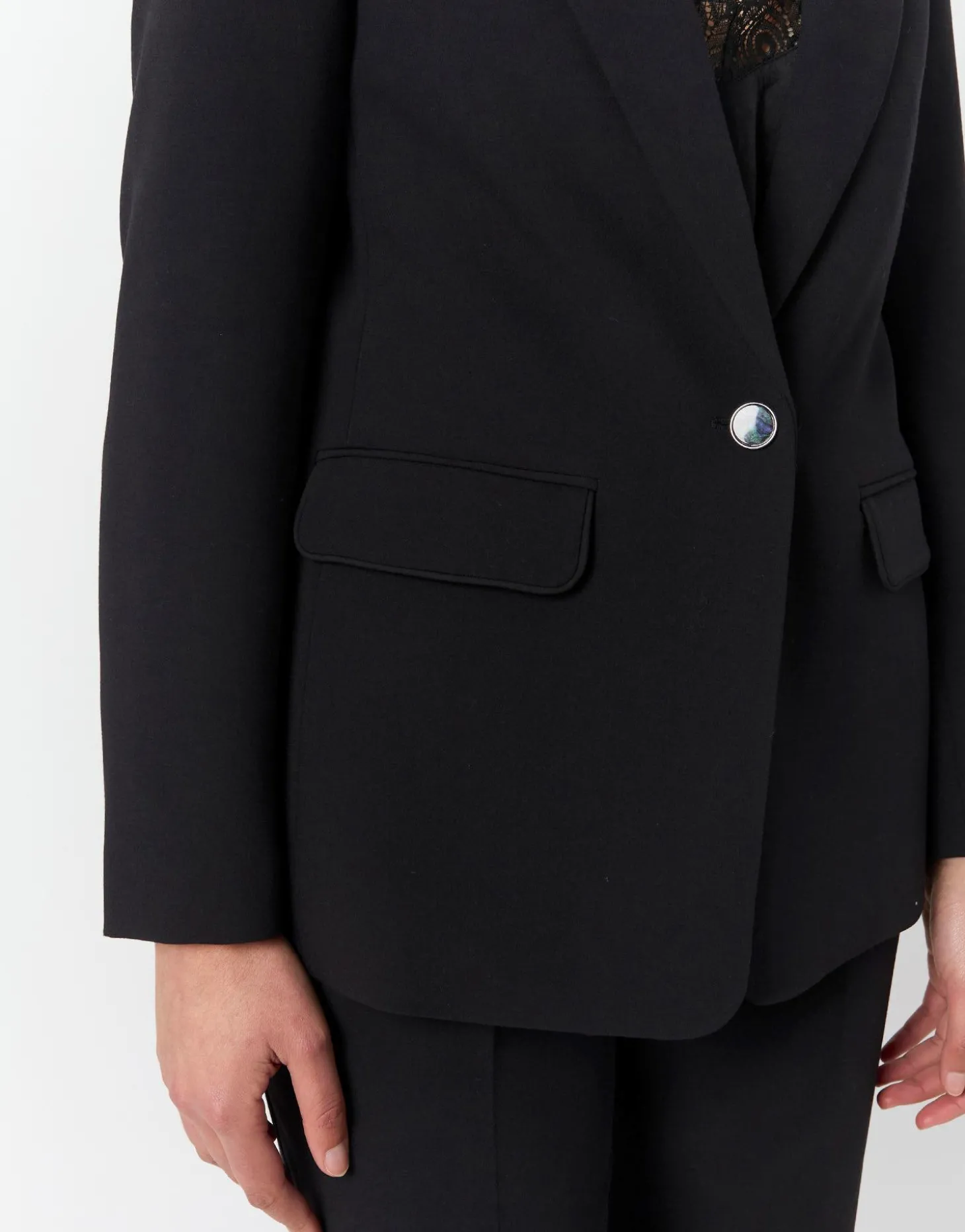 Veste courte unie NOIR Femme